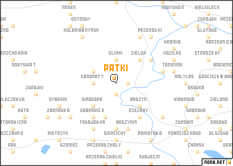 map of Pątki