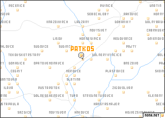 map of Patkôš