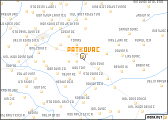 map of Patkovac