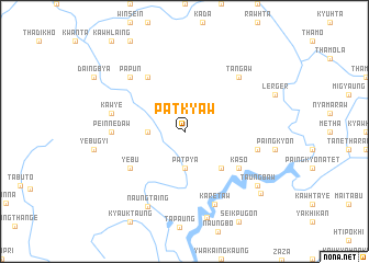 map of Patkyaw