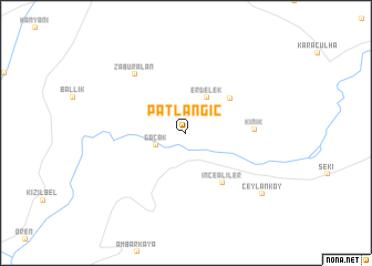 map of Patlangıç