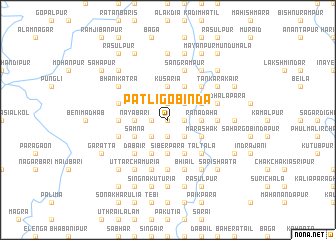 map of Pātli Gobinda