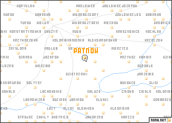 map of Pątnów