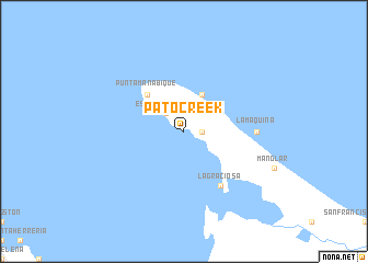 map of Pato Creek