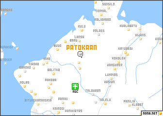 map of Patokaan
