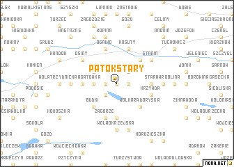 map of Patok Stary