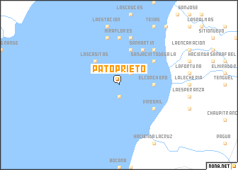 map of Pato Prieto