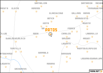 map of Patos