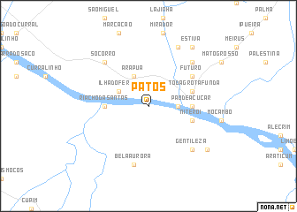 map of Patos