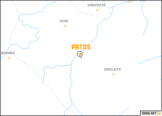 map of Patos