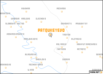 map of Patoukeyevo