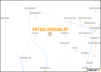 map of Patoulane Ouolof