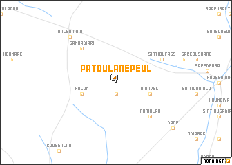 map of Patoulane Peul