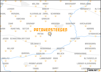 map of Pätower Steegen