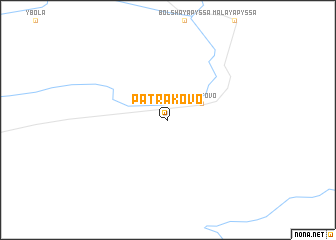 map of Patrakovo