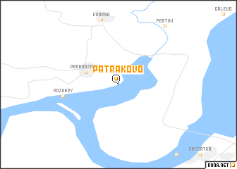 map of Patrakovo