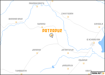 map of Pātrapur