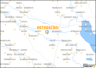 map of Pătrăşcani