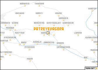 map of Patreyeva Gora