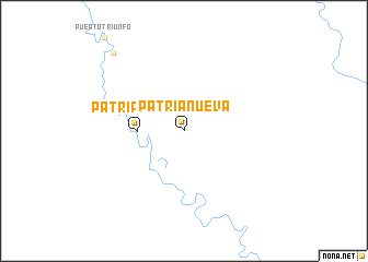 map of Patria Nueva