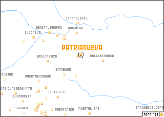 map of Patria Nueva