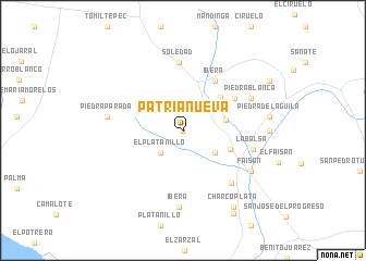 map of Patria Nueva