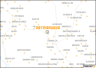 map of Patria Nueva