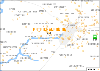 map of Patricks Landing