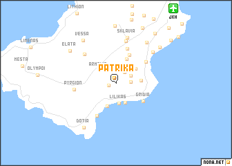 map of Patriká