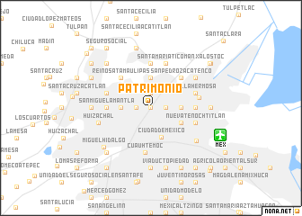 map of Patrimonio