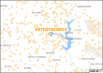 map of Patriots Choice