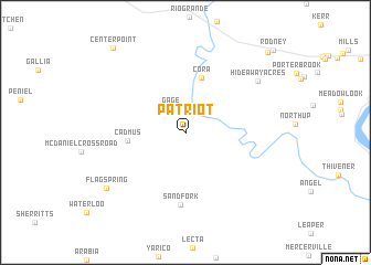 map of Patriot