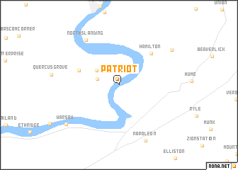 map of Patriot