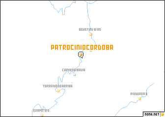 map of Patrocinio Córdoba