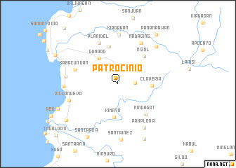 map of Patrocinio