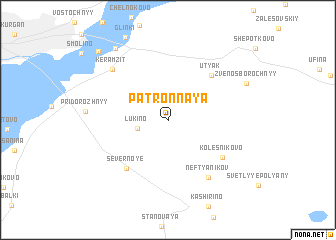 map of Patronnaya