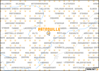 map of Patrouille