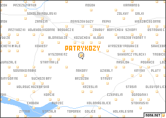 map of Patrykozy