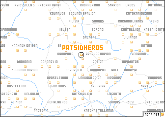 map of Patsídheros