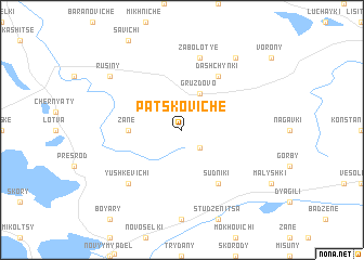 map of Patskoviche