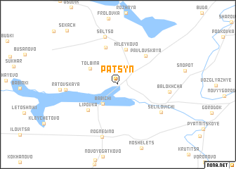 map of Patsyn