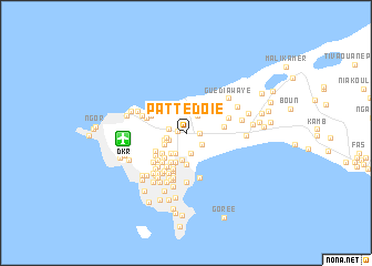 map of Patte dʼOie