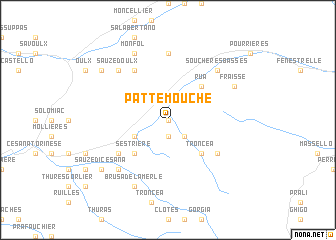 map of Pattemouche