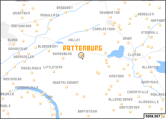 map of Pattenburg