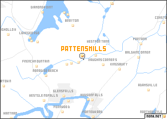 map of Pattens Mills