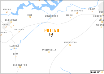 map of Patten