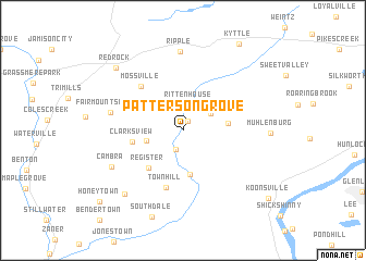 map of Patterson Grove