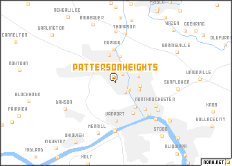 map of Patterson Heights