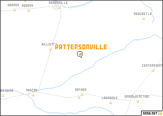 map of Pattersonville