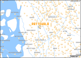 map of Pattewāla